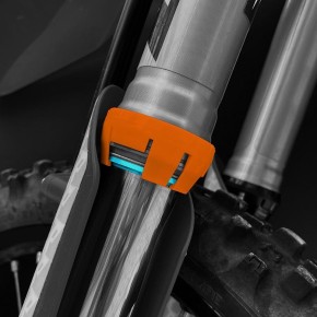 RACECAP Beaver - per forcelle WP da 48 mm (non per le Cone Valve) - arancione RCF300A