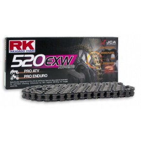 Catena RK 520 EXW - 120 maglie - Nero - con XW-ring RK520EXW120N