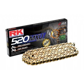 Catena RK 520 MXU - 120 maglie - Oro - con UW-ring RK520MXU120G