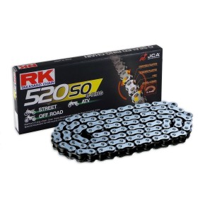 Catena RK 520 SO - 120 maglie - Nero - con O-ring RK520SO120N