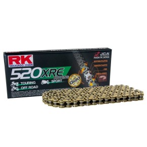 Catena RK 520 XRE - 120 maglie - Oro - con XW-ring RK520XRE120G