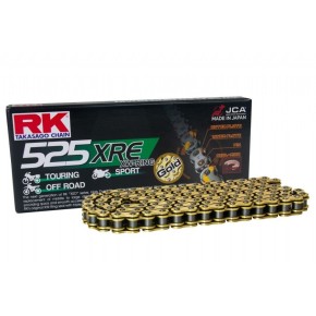 Catena RK 525 XRE - 124 maglie - Oro - con XW-ring RK525XRE124G