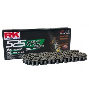 Catena RK 525 XRE - 124 maglie - Nero - con XW-ring RK525XRE124N