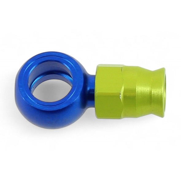 Raccordo occhiello diritto compatto in lega leggera RTF014