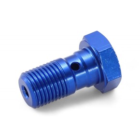 Vite corta forata M10x1 in lega leggera RTF016