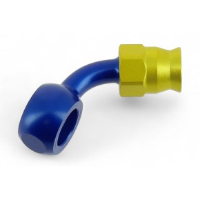 Raccordo occhiello piegato a 60° in lega leggera RTF030