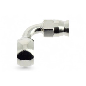 Raccordo occhiello piegato a 90° in metallo RTF032