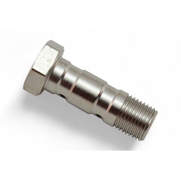 Vite lunga forata M10x1 in metallo RTF038