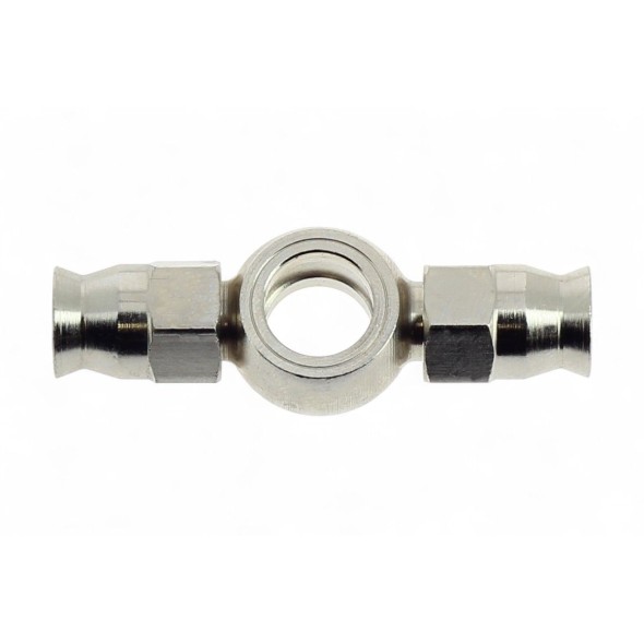 Raccordo occhiello doppio in metallo RTF064