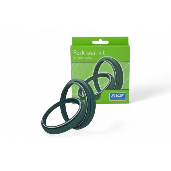 Kit paraolio e parapolvere verdi SKF per forcelle KYB/OLLE 43mm SKF43K
