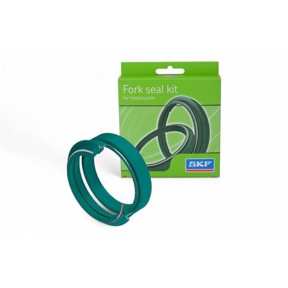 Kit paraolio e parapolvere verdi doppio labbro SKF per forcelle WP 48mm SKF48W.HD