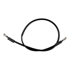 Tubo freno universale pre-assemblato carbon look, lunghezza 127,5cm (con guaina da 65cm) TFU1275