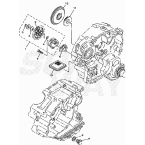 INGRNAGGIO GUIDATO POMPA OLIO125CC 4T