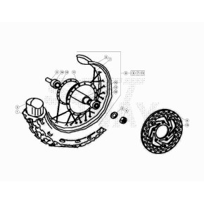 DISTANZIALE SX 20X16,5 RUOTA ANT. R10