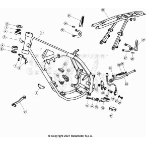 SUPPORTO CAVALLETTO RR 4T 125CC