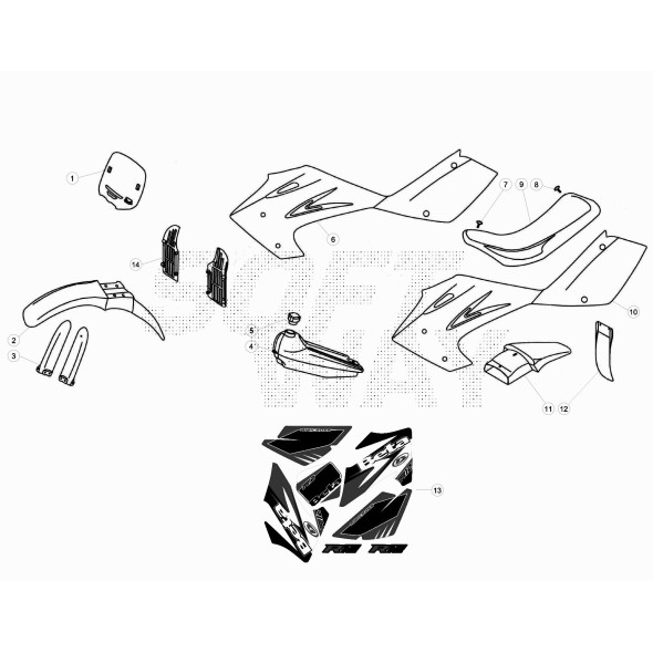 PARASPRUZZO MINI CROSS R10/R12