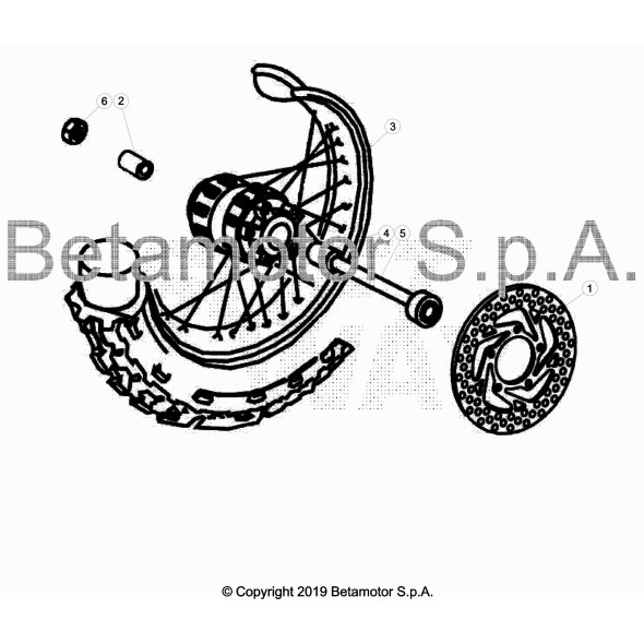 RUOTA ANTERIORE -COMPLETA-