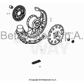 RUOTA POSTERIORE -COMPLETA-