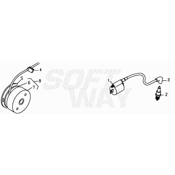 ROTORE X VOLANO REV 3 125CC(31.03229/32)