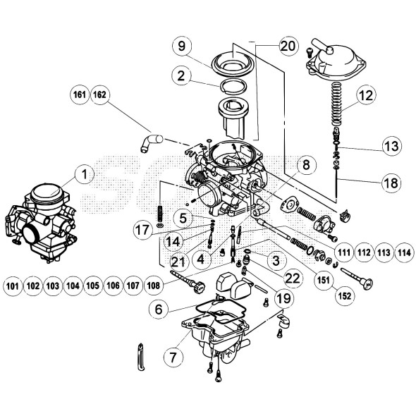 MOLLA VITE REGISTRO MISCELA MIKUNI BSR