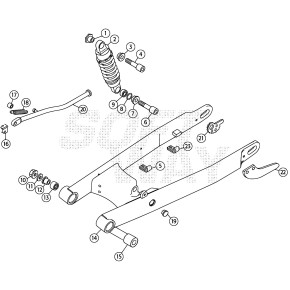 SUPPORTO CAVALLETTO TRIAL 4T -GARA-