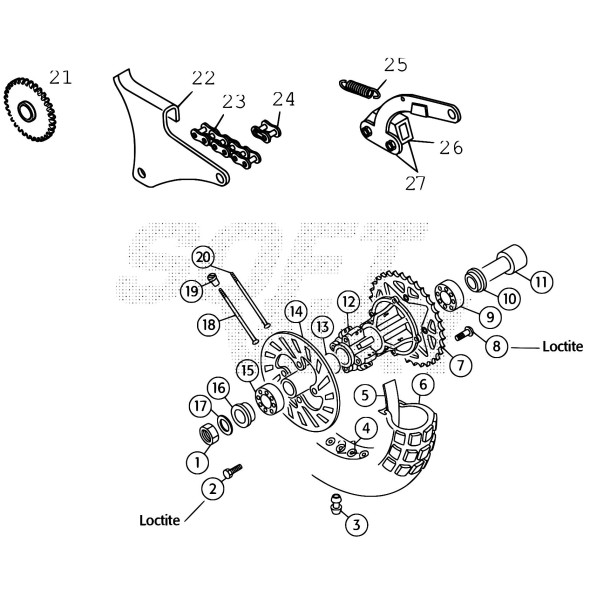 PATTINO TENDICATENA COMPL. REV 4T