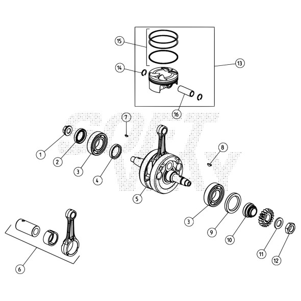 DISTANZIALE ALBERO MOTORE 13.46952.000