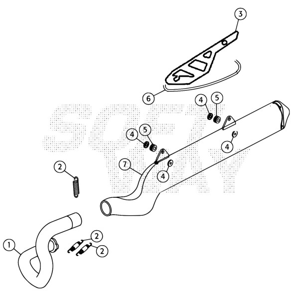 TUBO SCARICO REV 4T 29.16272.000