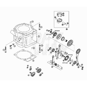 BIELLA COMPLETA EXC /450/525CC