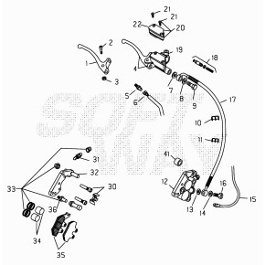 BULLONE FORATO .1 X TUBO FRENO