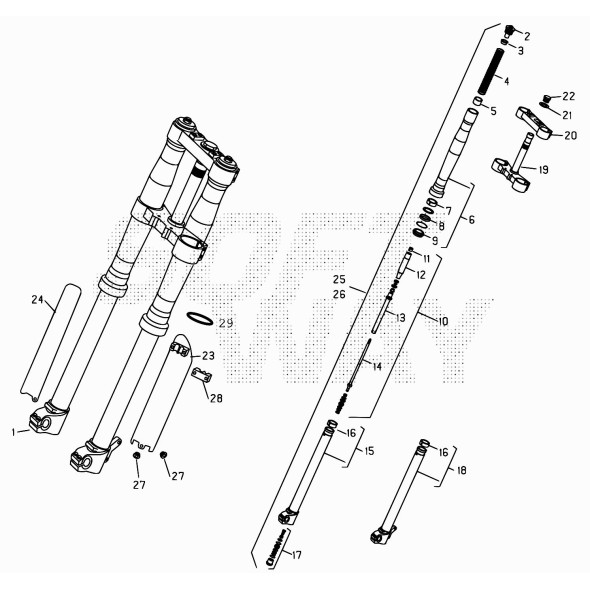 GAMBA FORCELLA D.45 .08055