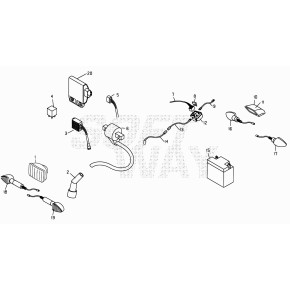 IMPIANTO CAVO POSITIVO BATTERIA RR 4T