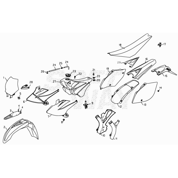 STAFFA FISSAGGIO SELLA RR 4T