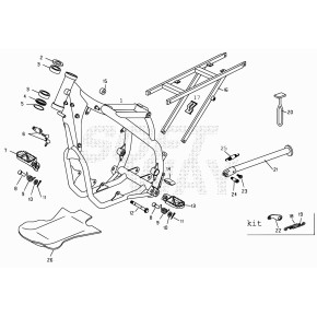 TELAIO ANTERIORE RR 4T'07-RICAMBI-