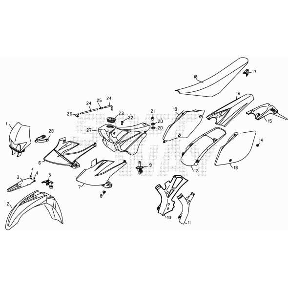 SERBATOIO BENZINA RR 4T