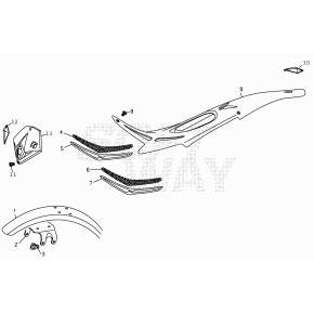 CONTENITORE GRIGLIA PAR.POST.SX REV 3'06
