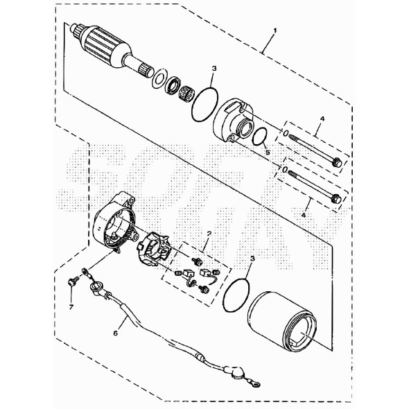 ANELLO OR 50MM MOTORINO AVVIAM. 125CC 4T
