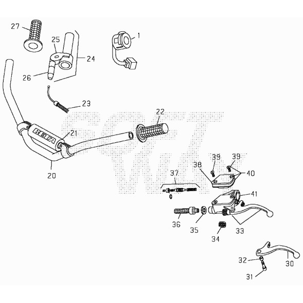 LEVA COM.FRIZIONE AJP REV 3 21.02421.000