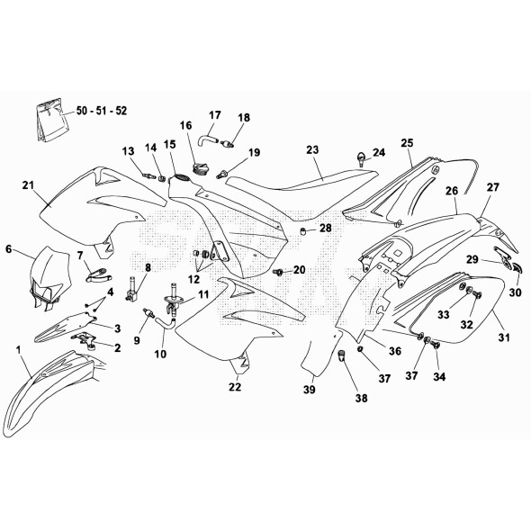 DECALCO CICL.BIANCO END/MOTSERIE