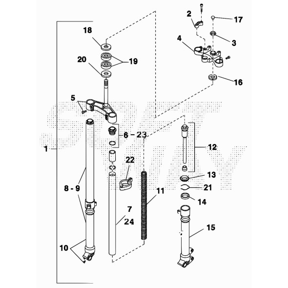TUBO DI FORZA DX FORCELLA 1508125