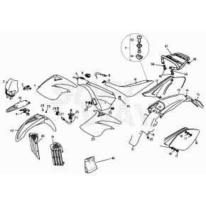 DISTANZIALE PORTA PACCHI RR 4T RE 125CC