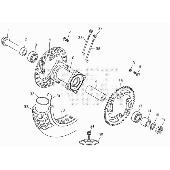 CERCHIO RR-50 .1,85 -36 FORI-RAD-