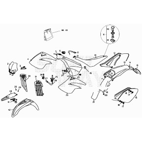 DECALCO RR4T '07-X MOTOC.BLU- -SERIE-