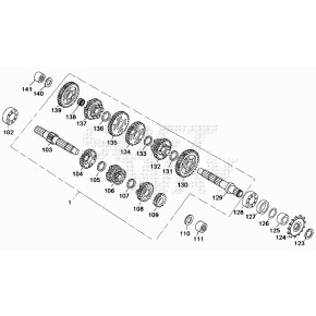INGRANAGGIO 1 VEL SU 2 RR-50/99