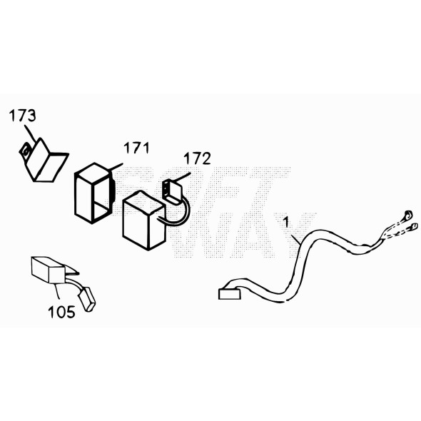 STAFFA SUPPORTO CENTRALINA REV