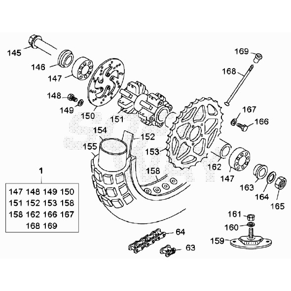 CERCHIO POST. 1,60-17-1-00 DOT REV