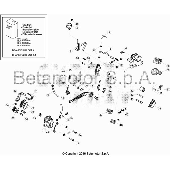 BOCCOLA SPEC. PEDALE FRENO -ZINCATA-