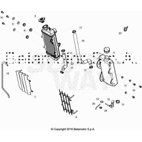 TUBO SFIATO RADIATORE DX