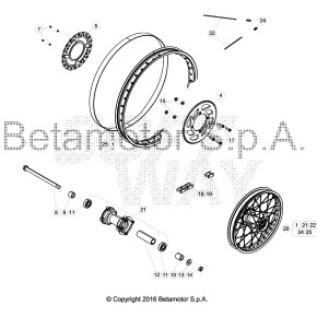 CORONA MOT.TRACK 50CC Z 50 1/21/4-ROSSA