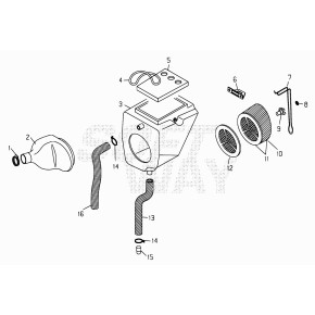 TUBO SCARICO RACCOLTA FUMI RR4T 125CC